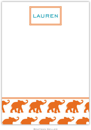 Boatman Geller - Elephants Orange Birth Announcements/Invitations Boatman Geller - Elephants Orange Birth Announcements/Invitations