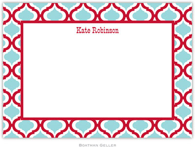 Boatman Geller - Kate Red & Teal Birth Announcements/Invitations Boatman Geller - Kate Red & Teal Birth Announcements/Invitations