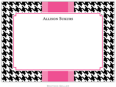Boatman Geller - Alex Houndstooth Black Birth Announcements/Invitations Boatman Geller - Alex Houndstooth Black Birth Announcements/Invitations