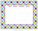 Boatman Geller - Big Dots Purple Birth Announcements/Invitations