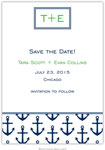 Boatman Geller - Anchors Navy Birth Announcements/Invitations