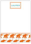 Boatman Geller - Elephants Orange Birth Announcements/Invitations