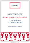 Boatman Geller - Lobsters Red Birth Announcements/Invitations