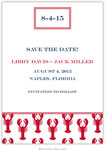 Boatman Geller - Lobsters Red Birth Announcements/Invitations