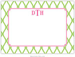 Boatman Geller - Bamboo Green & Raspberry Birth Announcements/Invitations