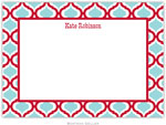 Boatman Geller - Kate Red & Teal Birth Announcements/Invitations