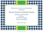 Boatman Geller - Alex Houndstooth Navy Birth Announcements/Invitations