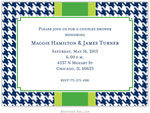 Boatman Geller - Alex Houndstooth Navy Birth Announcements/Invitations