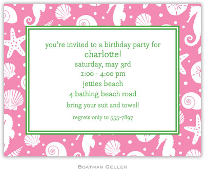 Boatman Geller - Create-Your-Own Birth Announcements/Invitations (Jetties)