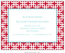 Boatman Geller - Create-Your-Own Birth Announcements/Invitations (Lattice)