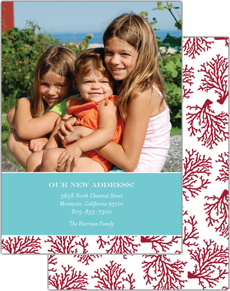 Boatman Geller - Create-Your-Own Photo Cards (Coral) Boatman Geller - Create-Your-Own Photo Cards (Coral)
