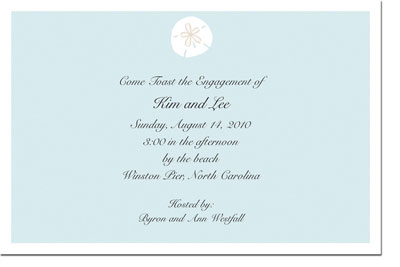 Boatman Geller - Sand Dollar Birth Announcements/Invitations Boatman Geller - Sand Dollar Birth Announcements/Invitations
