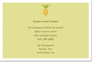 Boatman Geller - Pineapple Birth Announcements/Invitations