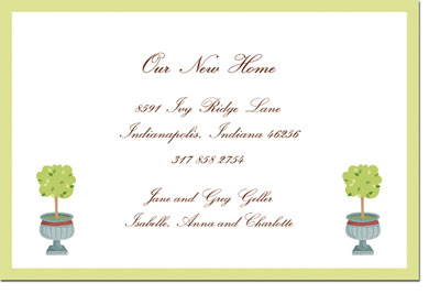 Boatman Geller - Topiary Birth Announcements/Invitations Boatman Geller - Topiary Birth Announcements/Invitations
