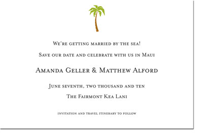 Boatman Geller - Palm Birth Announcements/Invitations Boatman Geller - Palm Birth Announcements/Invitations