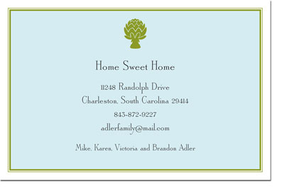 Boatman Geller - Artichoke Birth Announcements/Invitations Boatman Geller - Artichoke Birth Announcements/Invitations
