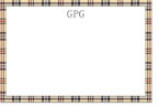 Boatman Geller - Mimi Town Plaid Birth Announcements/Invitations