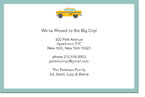 Boatman Geller - Taxi Birth Announcements/Invitations