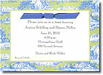 Boatman Geller - Blue & Green Toile Invitations