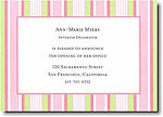 Boatman Geller - Pink Multistripe Invitations