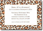 Boatman Geller - Brown Leopard Invitations