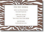 Boatman Geller - Brown Zebra Invitations