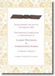 Boatman Geller - Tan Damask Invitations