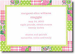 Boatman Geller - Pink Patchwork Invitations