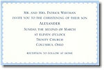 Boatman Geller - Blue Scallop Invitations