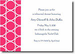 Boatman Geller - Pink Bamboo Rings Invitations