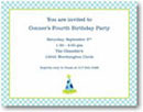 Boatman Geller - Gingham Party Hat Invitations