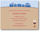 Boatman Geller - Train Birth Announcements/Invitations