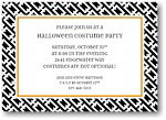 Boatman Geller - Halloween Invitations (Chain Link Black)