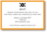 Boatman Geller - Halloween Invitations (Silhouette Skull)