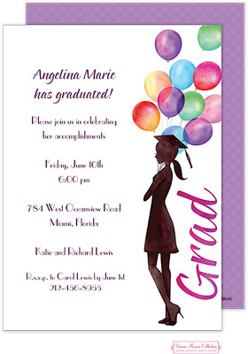 Bonnie Marcus Collection - Graduation Invitations (Beautiful Balloons Grad)