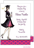 Bonnie Marcus Collection - Graduation Invitations (Gorgeous Grad - Brunette)