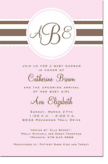 Inkwell - Invitations (Blush Ribbon)