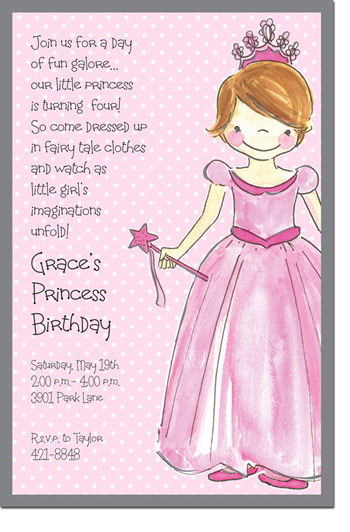 Inkwell - Invitations (Princess Girl¾) Inkwell - Invitations (Princess Girl¾)
