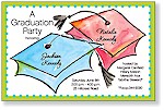 Inkwell - Graduation Invitations (Twin Caps)