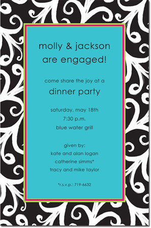 Inviting Co. - Invitations (Fluty Black) Inviting Co. - Invitations (Fluty Black)