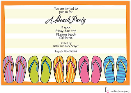 Inviting Co. - Invitations (Flip Flops)