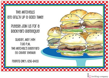 Inviting Co. - Invitations (Burger Stack)