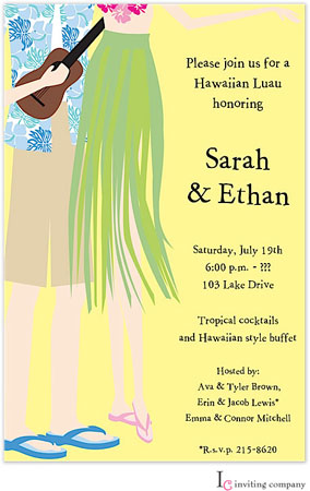 Inviting Co. - Invitations (Luau Couple) Inviting Co. - Invitations (Luau Couple)
