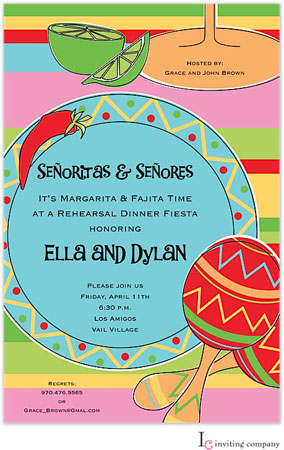 Inviting Co. - Invitations (Fiesta Placesetting) Inviting Co. - Invitations (Fiesta Placesetting)