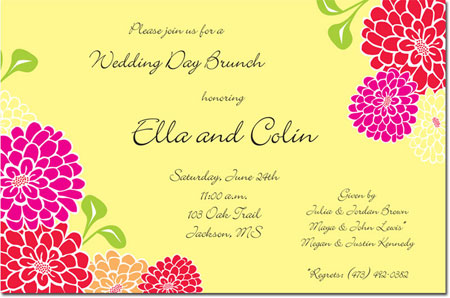 Inviting Co. - Invitations (Zinnias)