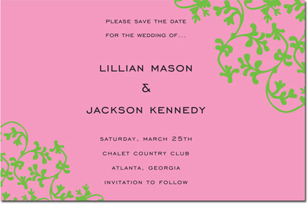 Inviting Co. - Invitations (Pink Vines)