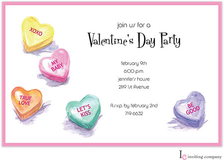 Inviting Co. - Invitations (Candy Hearts)