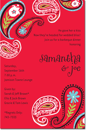Inviting Co. - Invitations (Posh Paisley)