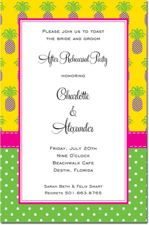 Inviting Co. - Invitations (Preppy Pineapples)