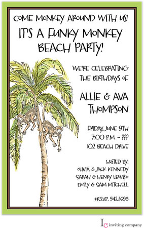 Inviting Co. - Invitations (Palm Monkeys) Inviting Co. - Invitations (Palm Monkeys)